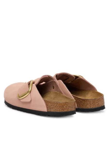 Pantofle Birkenstock s přezkou růžové