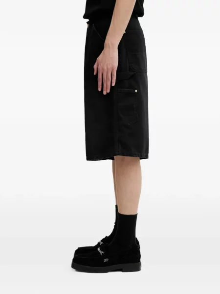Шорти cargo Carhartt Wip с автограф черно