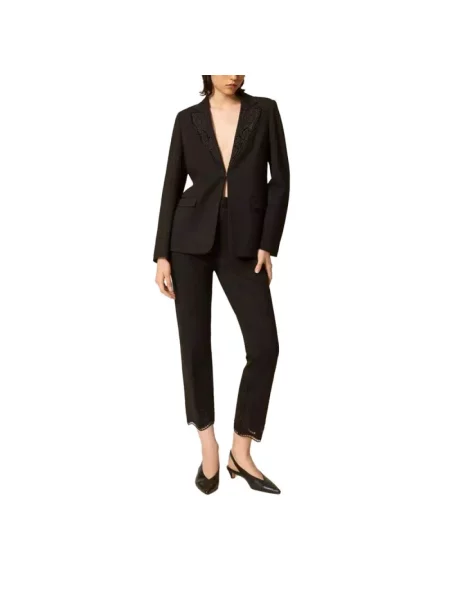 Spodnie Twinset czarne