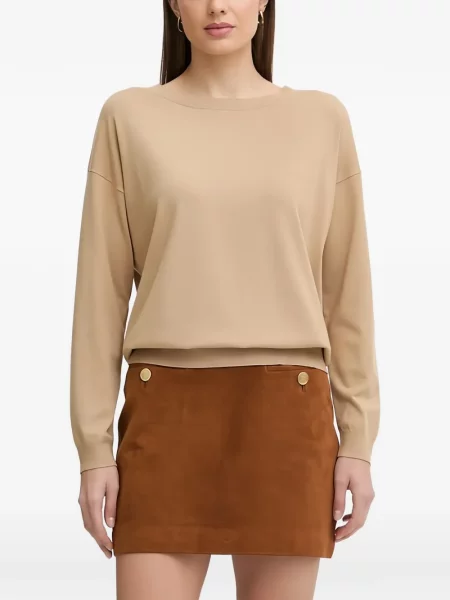Lung pulover Sisley maro