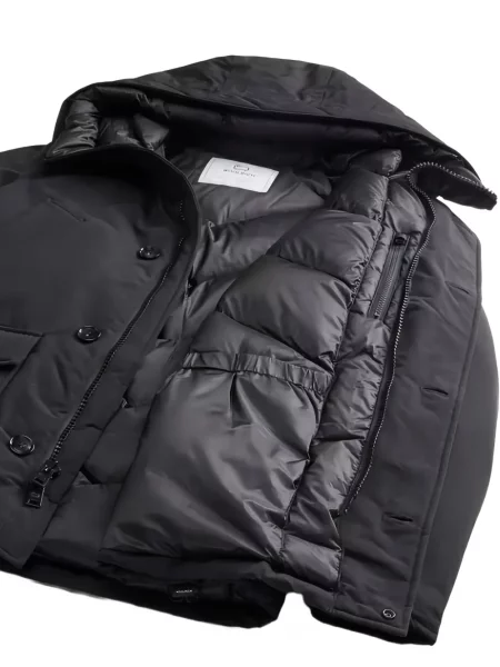 Geacă Woolrich cu glugă negru