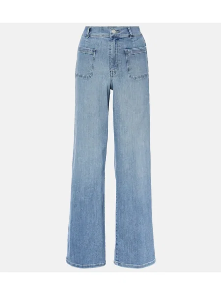 Hlače palazzo Frame modra