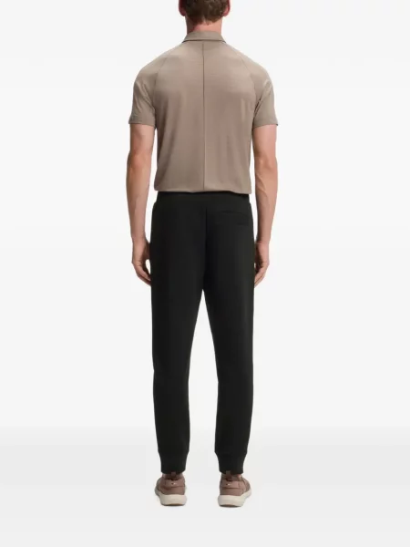 Pantaloni sport Boss cu broderie negru