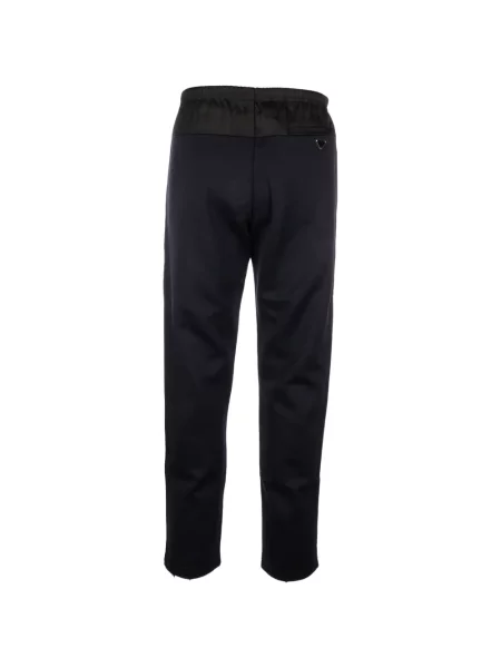 Pantaloni Prada din fleece albastru