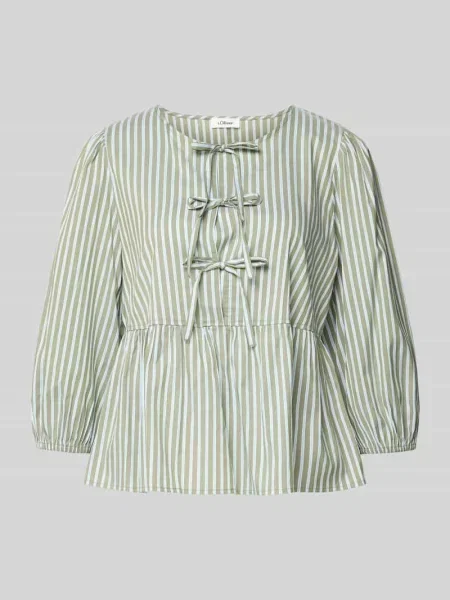 Bluzka o kroju relaxed fit z mieszanki S.oliver Red Label