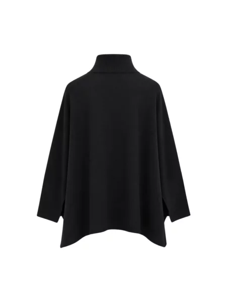 Sweter z golfem Liviana Conti czarny