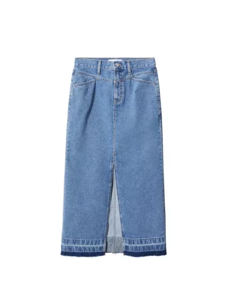MANGO Fustă albastru