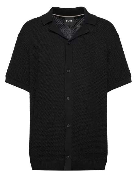 BOSS Kardiganas C-Iconico juoda
