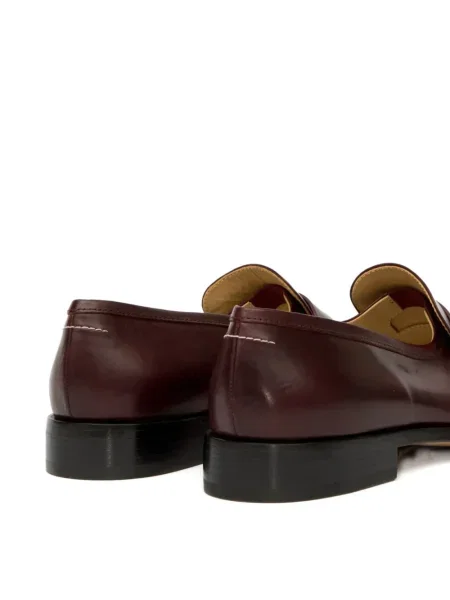 Pantofi loafer Mm6 Maison Margiela din piele roșu