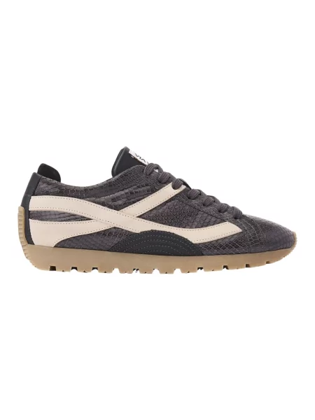 Sneakersy Via Vai skórzane czarne