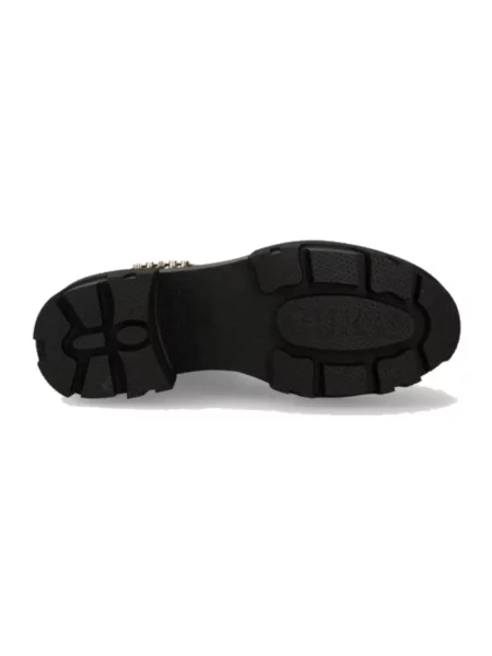 Trampki Guess na platformie z logo czarne