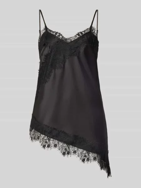 Top Only koronkowy czarny