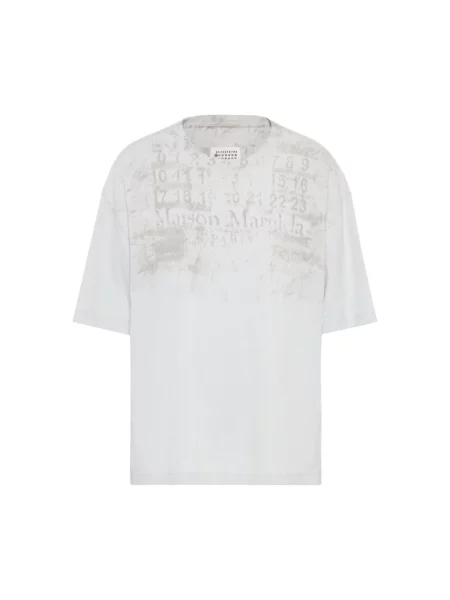 Koszulka Maison Margiela z nadrukiem biała