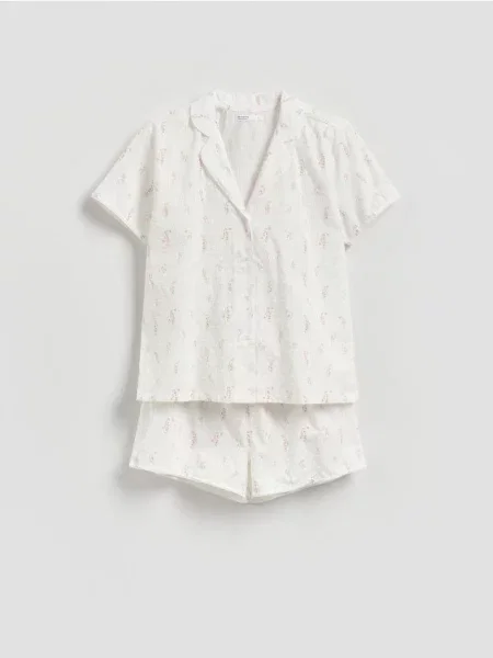 Reserved Pijama din două piese crem