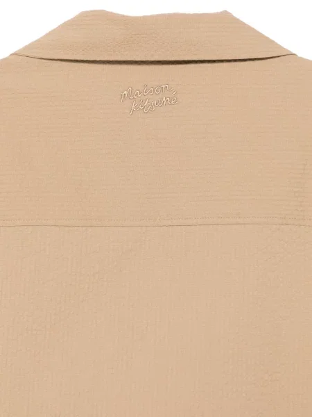 Scurt cămașă Maison Kitsune maro