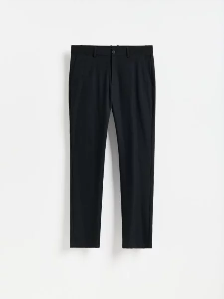 Reserved Pantaloni chino slim uni negru