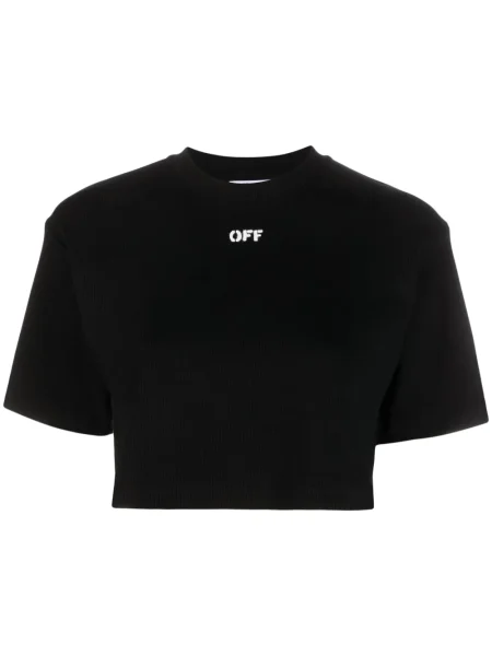 Cropp tricou Off-white cu imagine alb