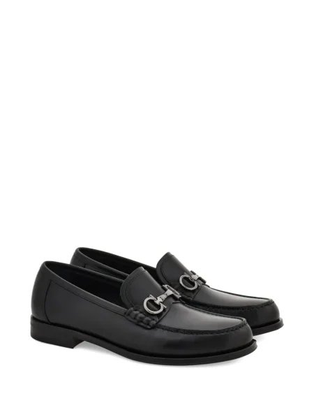 Pantofi loafer Ferragamo cu cataramă negru