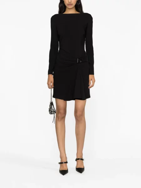 Drapiruotas kostiumas suknele Dsquared2 juoda