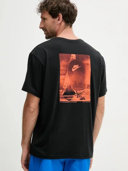 Nike Plavecké tričko černé