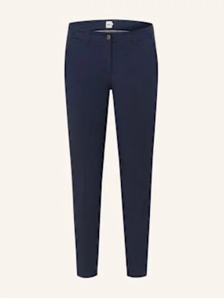 Brax Chinosy Maron S blau niebieskie