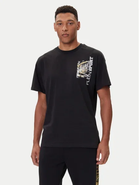 Plein Sport Tricou FAEC negru
