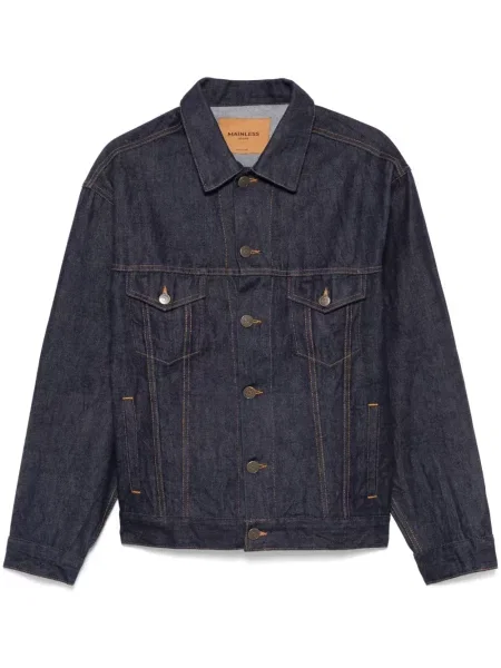 Kurtka jeansowa Mainless niebieska