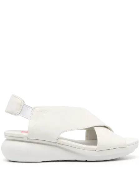 Sandale Camper chunky alb
