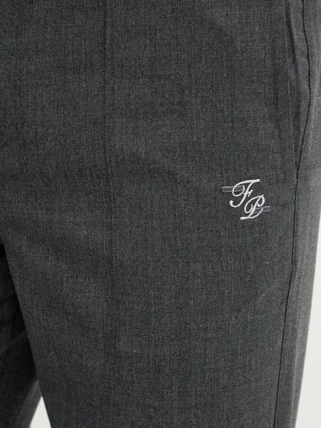 Filling Pieces gyapjú nadrág Coach Twill Wool szürke