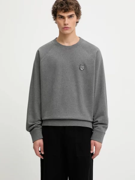 Maison Kitsuné μπλούζα Bold Fox Head Patch Oversize Sweatshirt