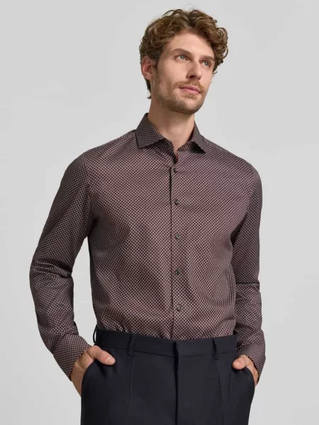 Body Koszula biznesowa o kroju slim fit z mieszanki bawełny Olymp Level 5