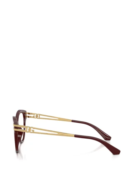 Слънчеви очила Dolce & Gabbana Eyewear с автограф червено