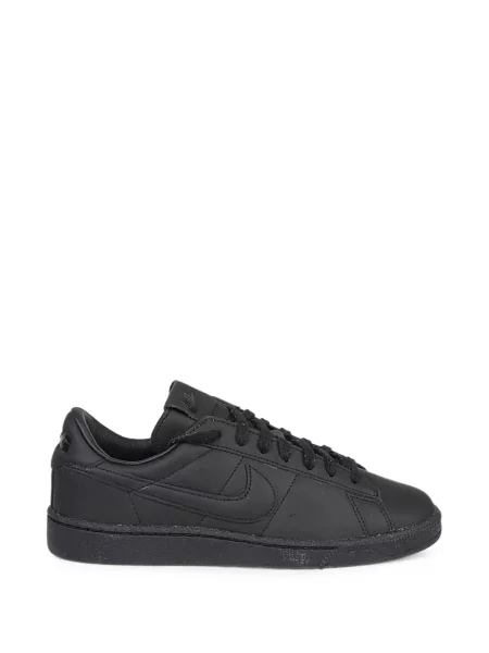 Sneakerși Comme Des Garçons din piele cu imagine negru