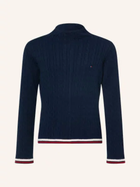 Tommy Hilfiger Svetry tmavě modrá / červená bílá