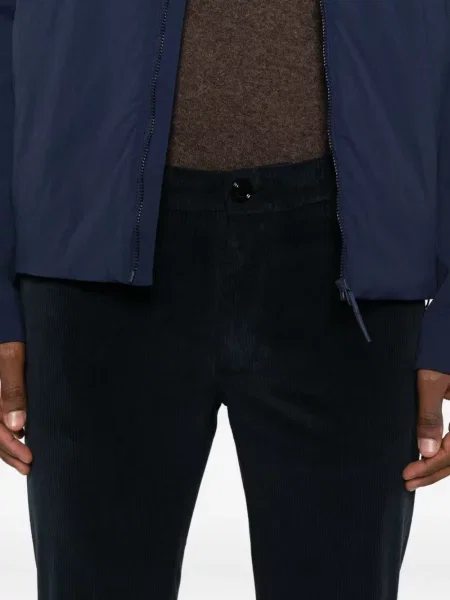 Pantaloni chino Re-hash de catifea cord albastru