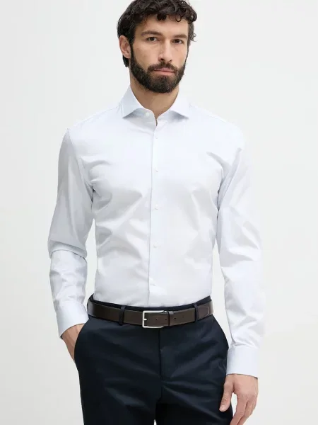 BOSS cămașă pentru bărbați din HANK albastru