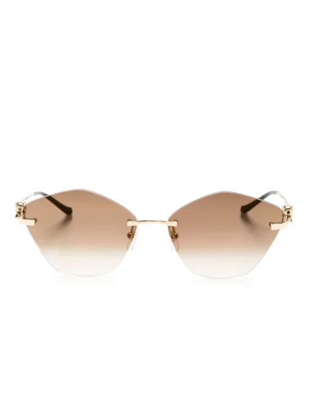 Ochelari de soare Cartier Eyewear cu imprimeu geometric
