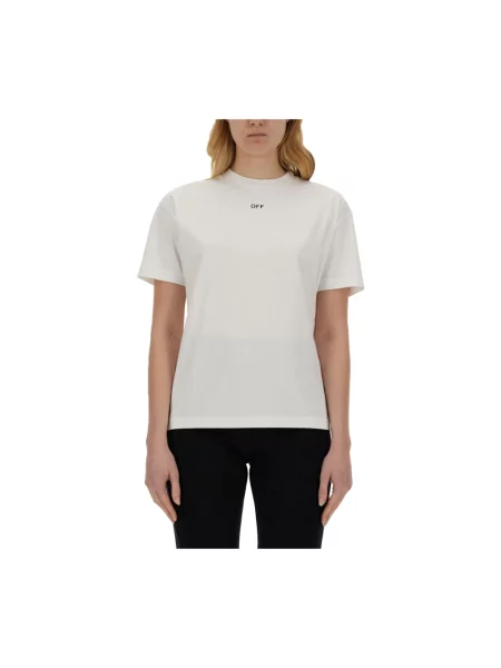 Koszulka Off-white z logo biała