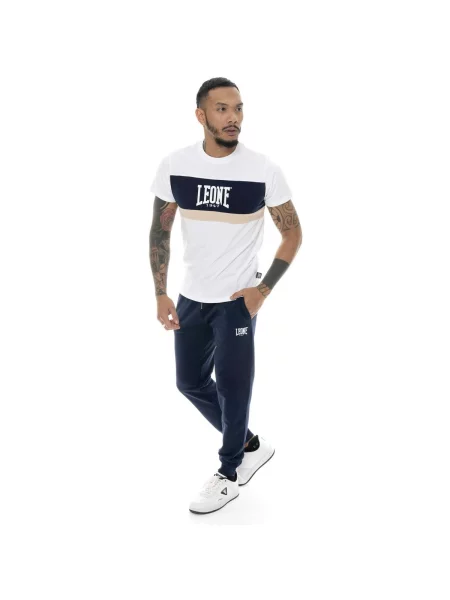 Scurt tricou Leone 1947 cu mâneci scurte alb