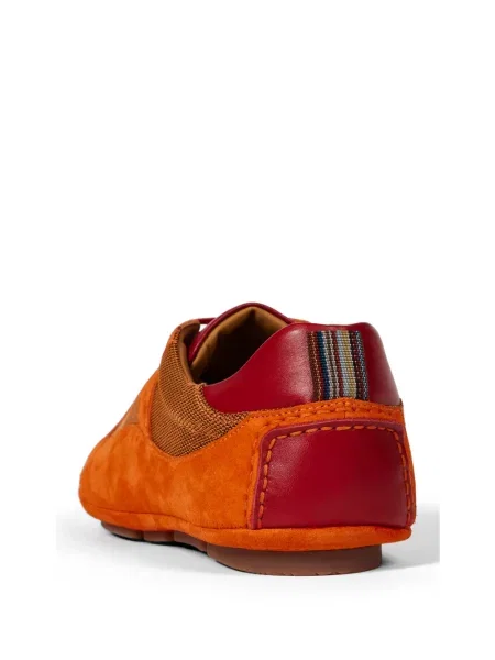 Fűzős csipkés sneaker Paul Smith narancsszínű
