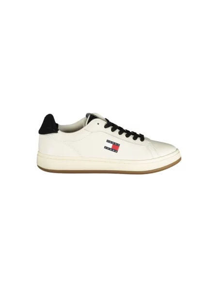 Sneakersy Tommy Hilfiger skórzane białe