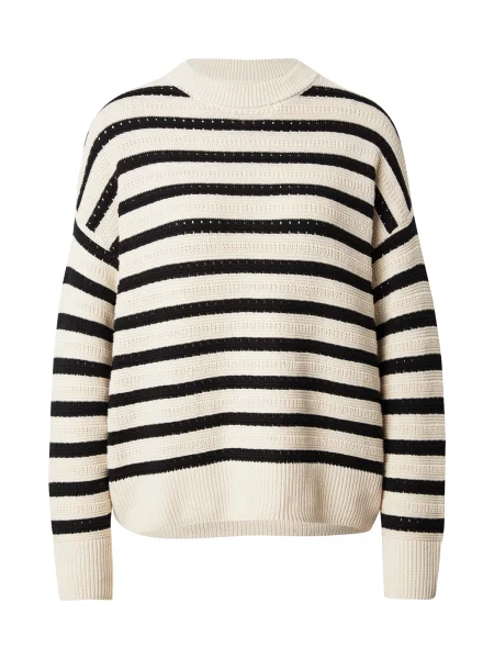 VERO MODA Pulover VMCalla bej deschis negru