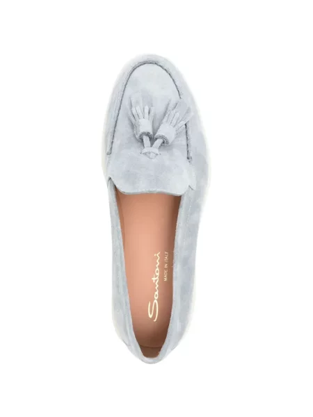 Pantofi loafer Santoni albastru