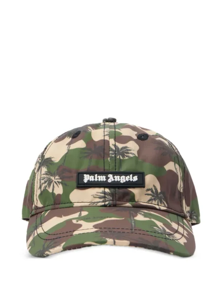 Czapka z daszkiem dziecięca Palm Angels zielona