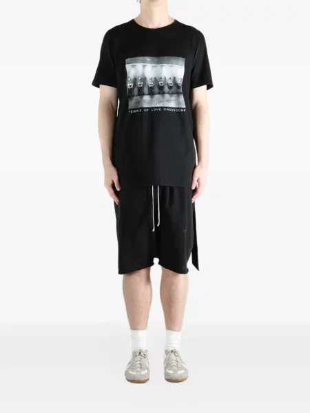 Grafic tricou Rick Owens Drkshdw negru