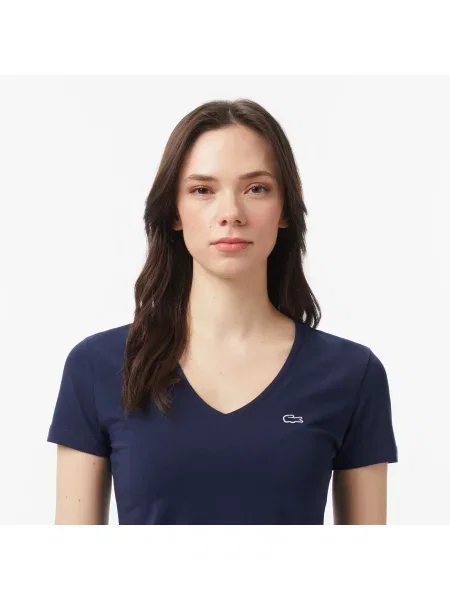 Lacoste Koszulka Lacoste granatowa