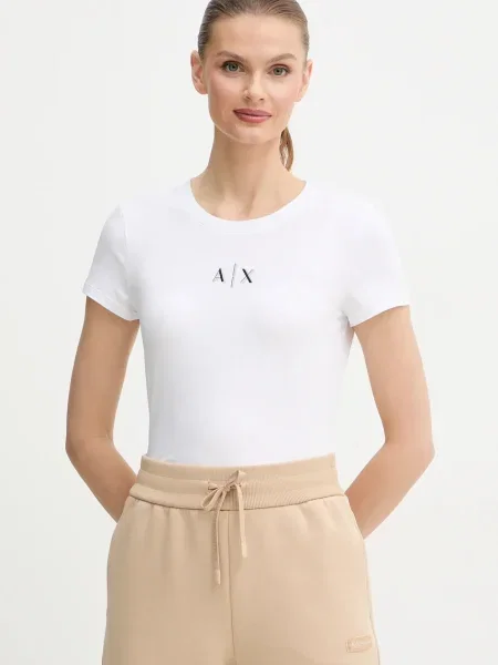 Armani Exchange Kratka majica bela