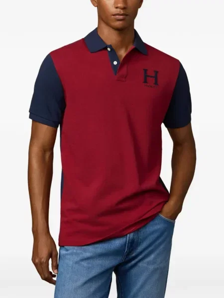 Tricou polo Hackett London cu autograf roșu