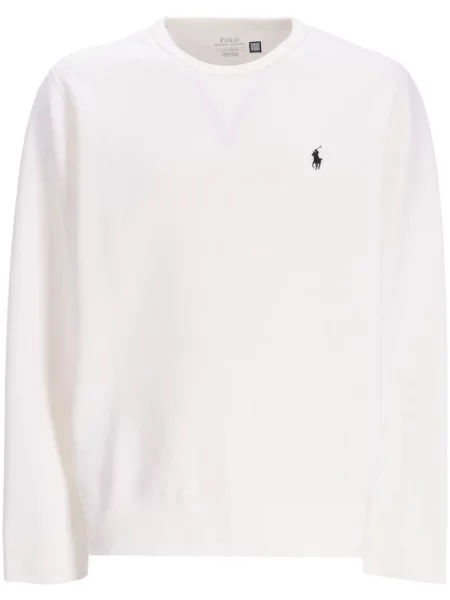 Raštuota džersinė polo marškinėliai Polo Ralph Lauren rožinė