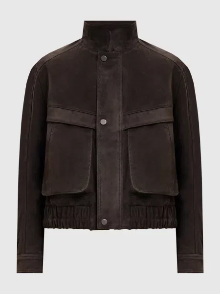 Замшева куртка Babe Pay Pls коричнева